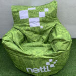 printed beanbag armchair