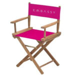 branded directors chair